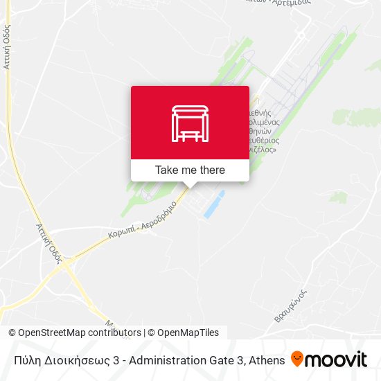 Πύλη Διοικήσεως 3 - Administration Gate 3 map