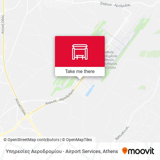 Υπηρεσίες Αεροδρομίου - Airport Services map