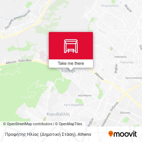 Προφήτης Ηλίας (Δημοτική Στάση) map
