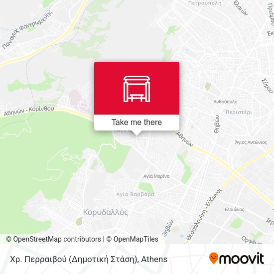 Χρ. Περραιβού (Δημοτική Στάση) map