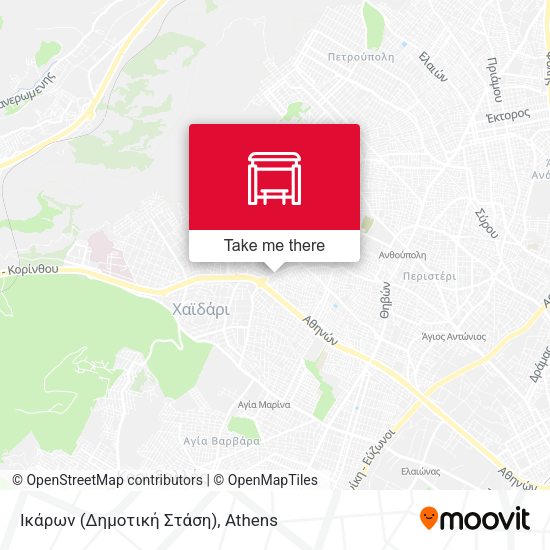 Ικάρων (Δημοτική Στάση) map