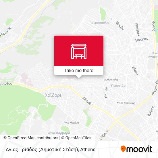 Αγίας Τριάδος (Δημοτική Στάση) map