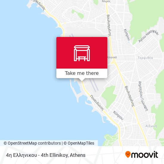 4η Ελληνικου - 4th Ellinikoy map
