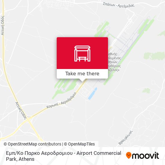 Εμπ / Κο Παρκο Αεροδρομιου - Airport Commercial Park map