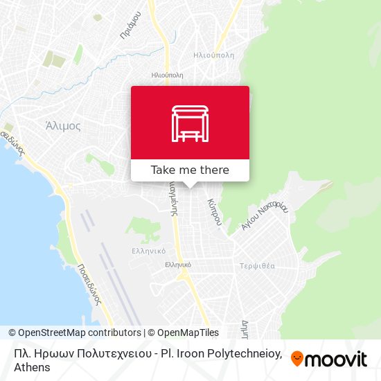 Πλ. Ηρωων Πολυτεχνειου - Pl. Iroon Polytechneioy map