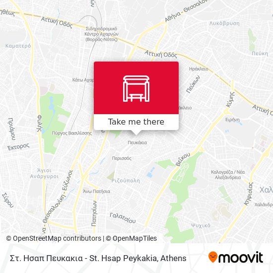 Στ. Ησαπ Πευκακια - St. Hsap Peykakia map