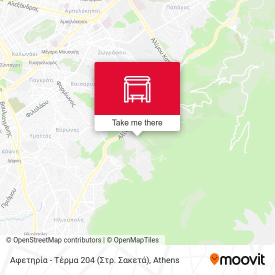 Αφετηρία - Τέρμα 204 (Στρ. Σακετά) map