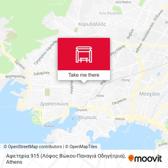 Αφετηρία 915 (Λόφος Βώκου-Παναγιά Οδηγήτρια) map