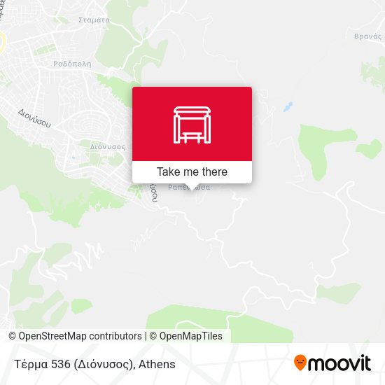 Τέρμα 536 (Διόνυσος) map