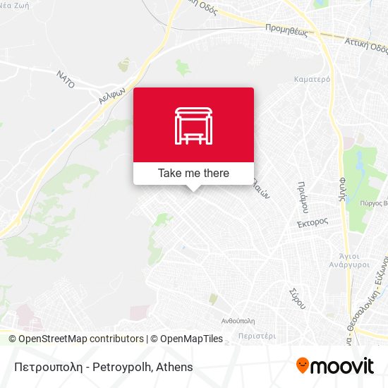 Πετρουπολη - Petroypolh map