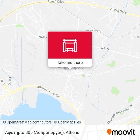 Αφετηρία 805 (Ασπρόπυργος) map