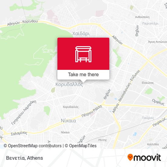Βενετία map