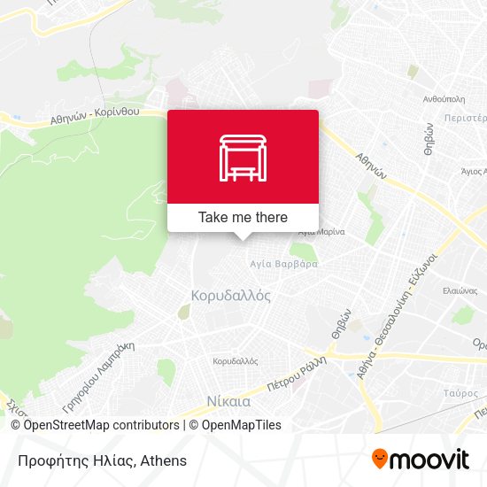 Προφήτης Ηλίας map