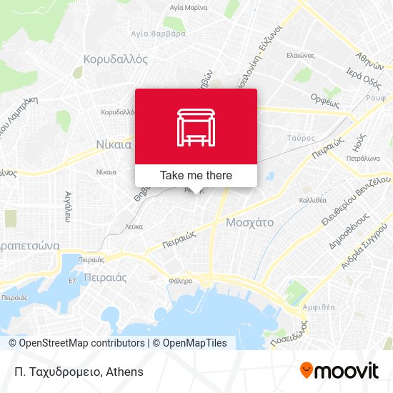 Π. Ταχυδρομειο - P. Taxydromeio map