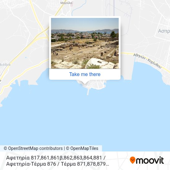 Αφετηρία 817,861,861β,862,863,864,881 / Αφετηρία-Τέρμα 876 / Τέρμα 871,878,879 (Ελευσίνα) map