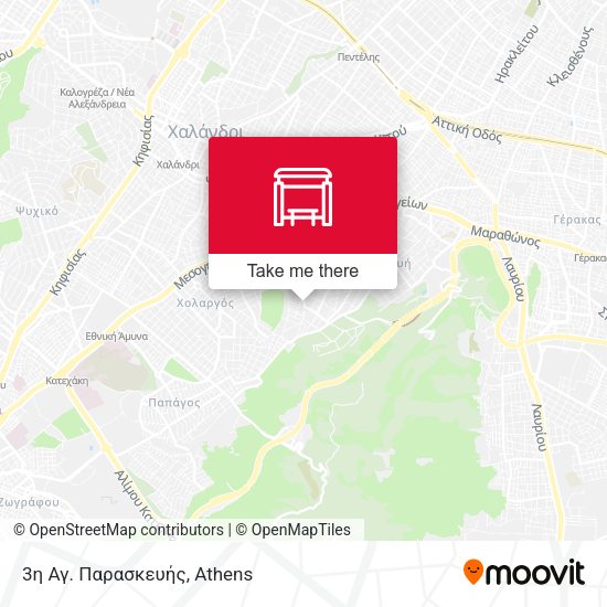 3η Αγ. Παρασκευής map