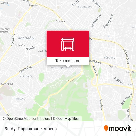9η Αγ. Παρασκευής map