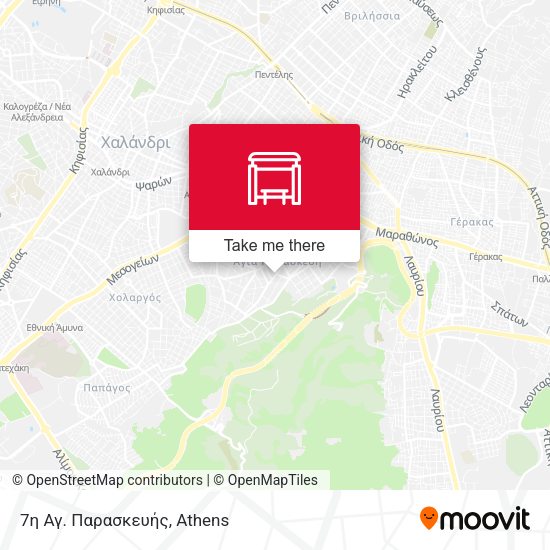 7η Αγ. Παρασκευής map