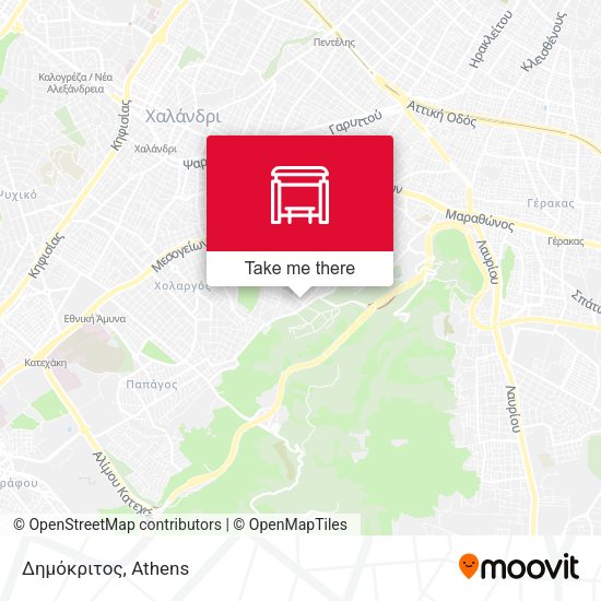 Δημόκριτος map