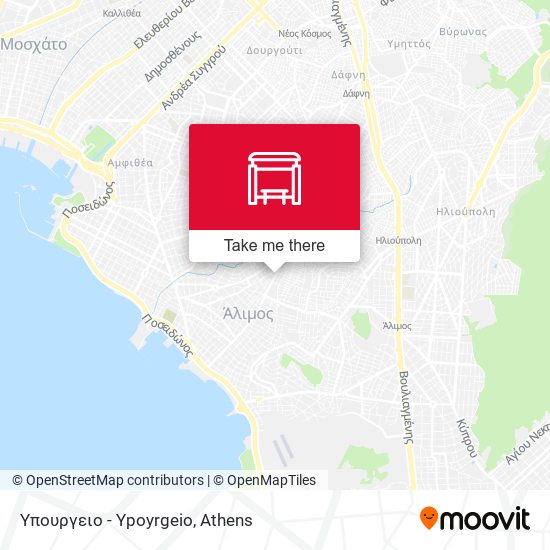 Υπουργειο - Ypoyrgeio map