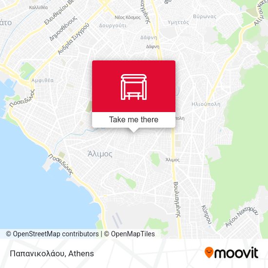 Παπανικολάου map