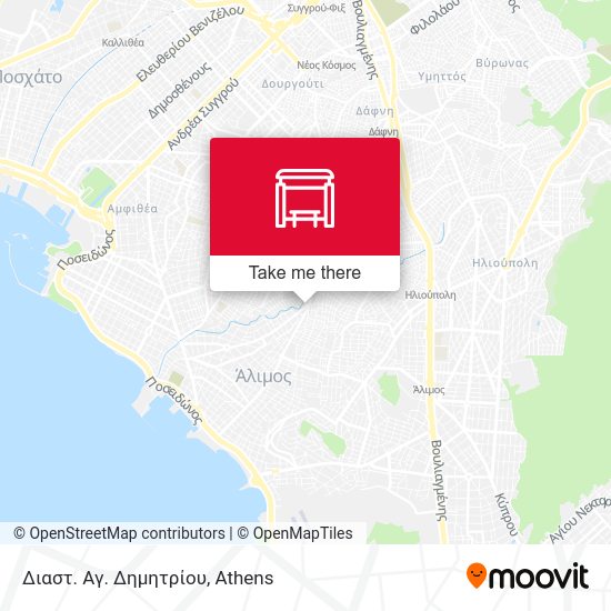Διαστ. Αγ. Δημητρίου map