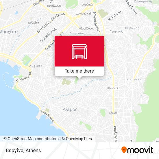 Βεργίνα map