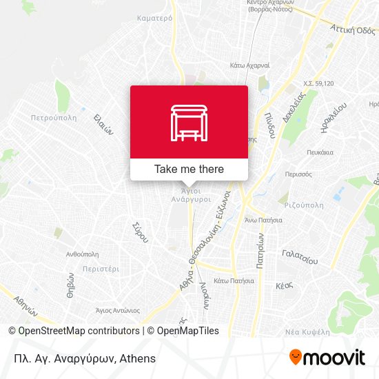 Πλ. Αγ. Αναργύρων map
