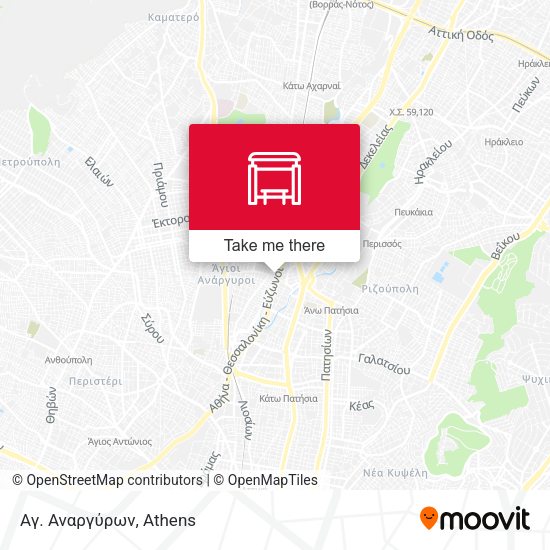 Αγ. Αναργύρων map