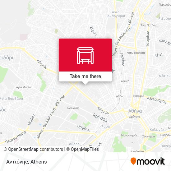 Αντιόνης map