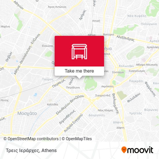 Τρεις Ιεράρχες map