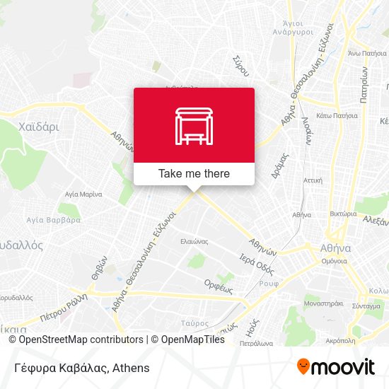 Γέφυρα Καβάλας map