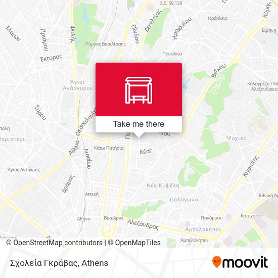 Σχολεία Γκράβας map