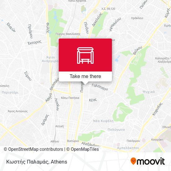 Κωστής Παλαμάς map