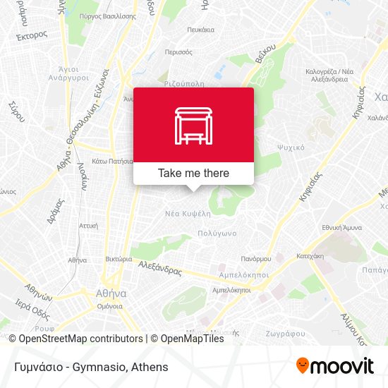 Γυμνάσιο - Gymnasio map