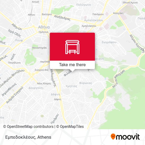 Εμπεδοκλέους map