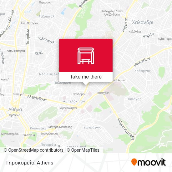 Γηροκομείο map