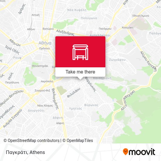 Παγκράτι map