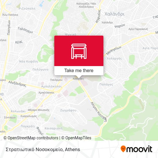 Στρατιωτικό Νοσοκομείο map