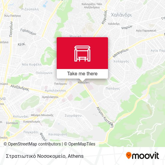 Στρατιωτικό Νοσοκομείο map
