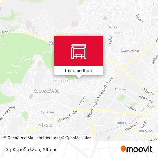 3η Κορυδαλλού map