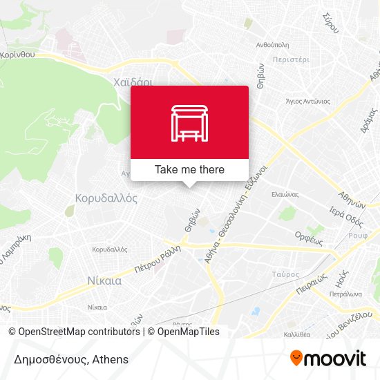 Δημοσθένους map