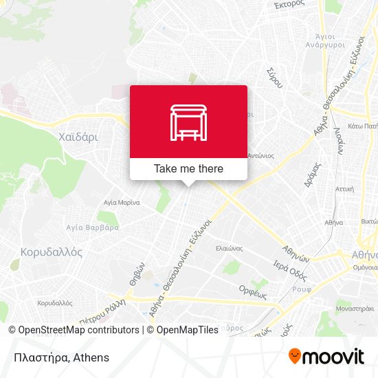 Πλαστήρα map