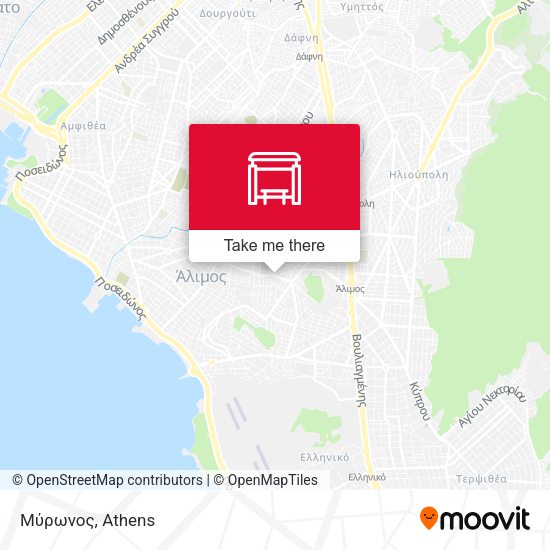 Μύρωνος map