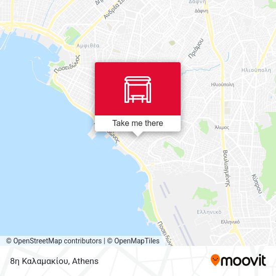 8η Καλαμακίου map