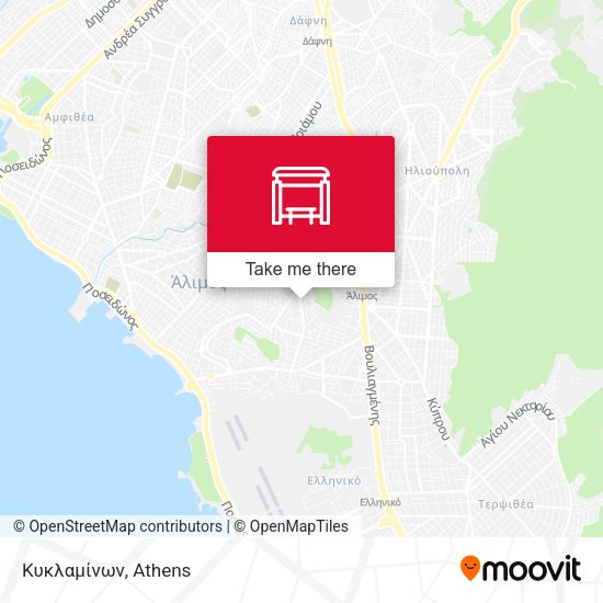 Κυκλαμίνων map