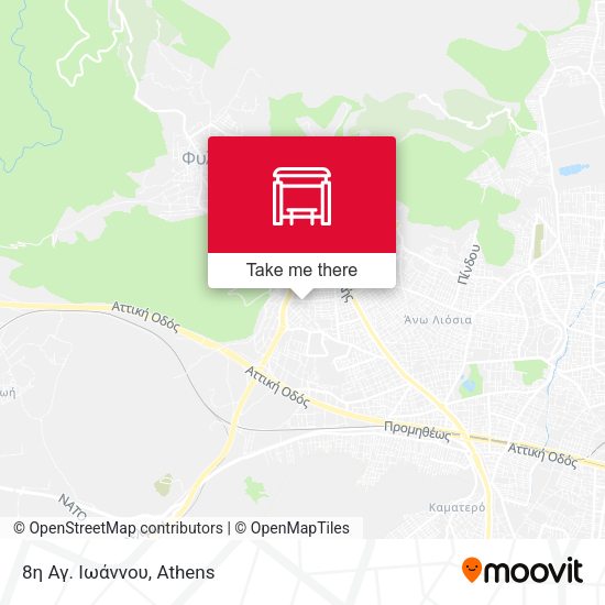 8η Αγ. Ιωάννου map