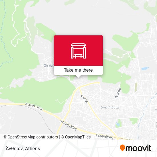 Άνθεων map