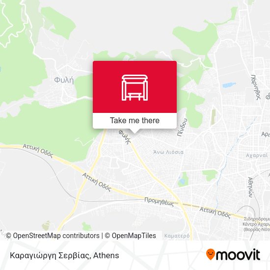 Καραγιώργη Σερβίας map