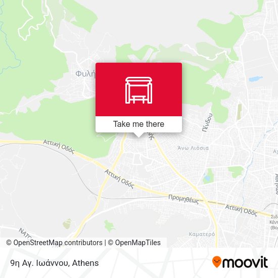 9η Αγ. Ιωάννου map